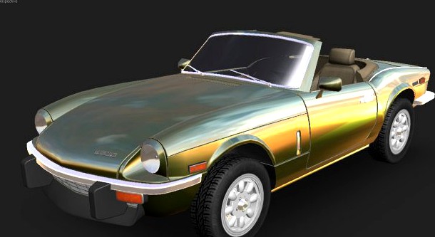 Triumph Spitfire MK4 3D Model