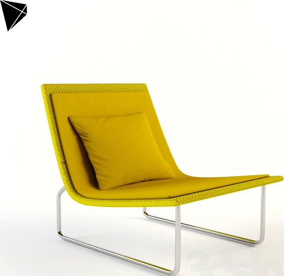 Paola Lenti Sand Chair 3d model