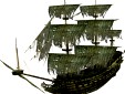 Flying dutchman sailship 3D Model