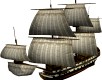 HMS Linear ship 3 rank 3D Model