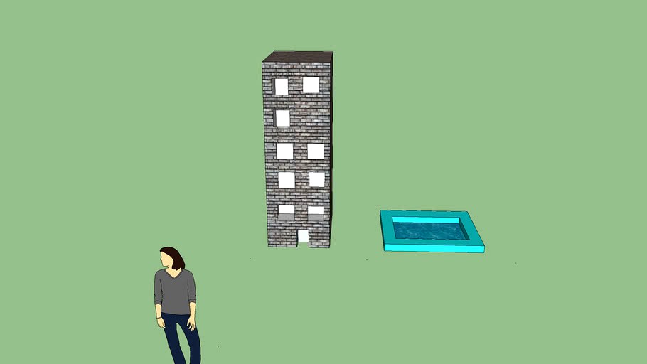 Predio e Piscina