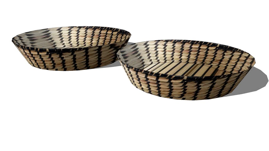 lot 2 plateaux jonc de mer, maisons du monde, ref 130811 prix 29