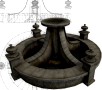 Fountain low poly 3D Model