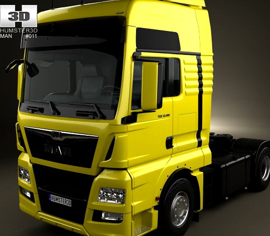 MAN TGX Tractor Truck 2012 3D Model