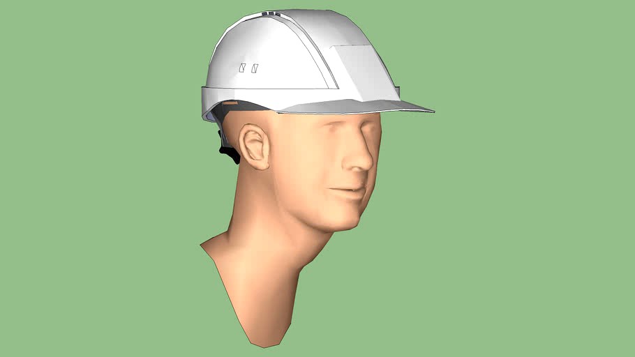 Safety First Series - Safety Hard Hat - 3M Peltor G2000 w/ Ratchet Suspension & Brow Pad - White