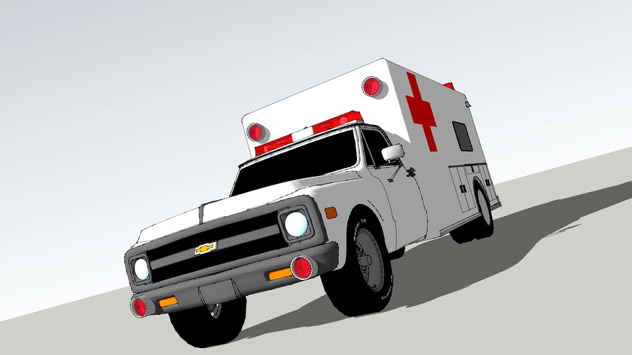 Chevy C-20 ambulance