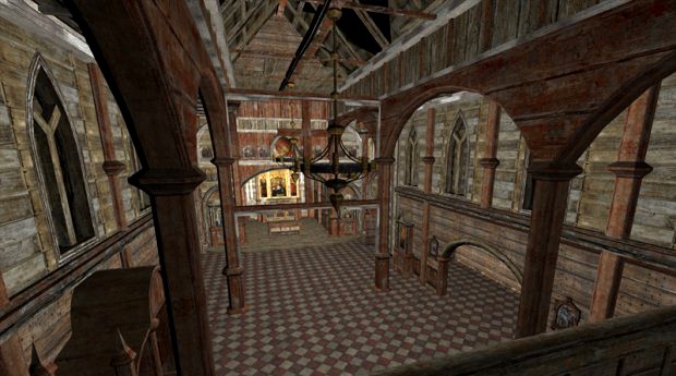 Abandoned Church 3d model 3D Model