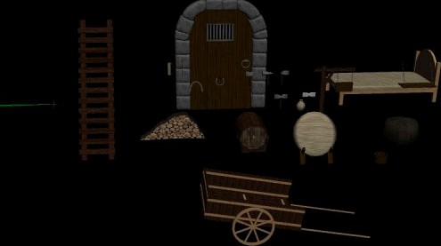 Medieval package 1 3D Model