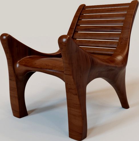 African chair 3D Model