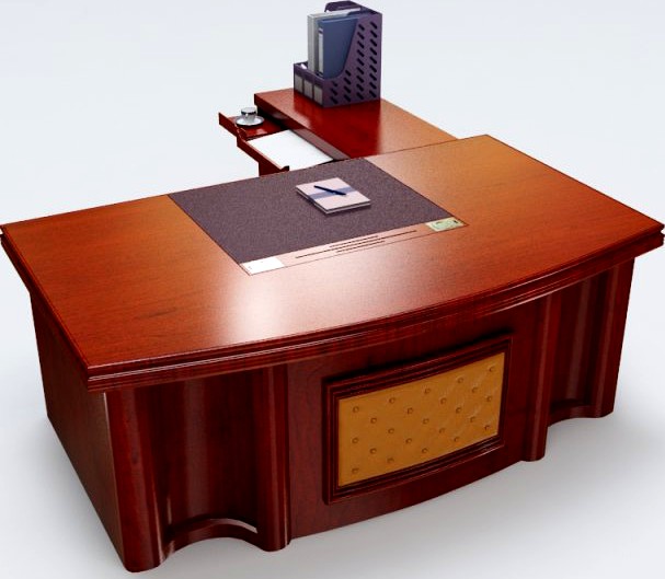 Executive Desk 03 3D Model