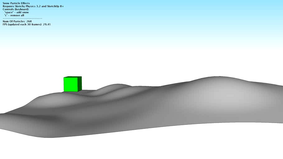 Snow Particles 3d model
