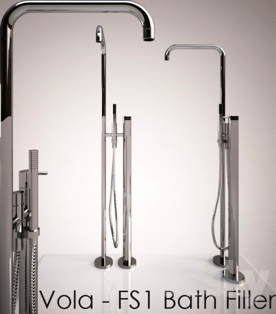 Vola FS1 Floormount Bath Filler