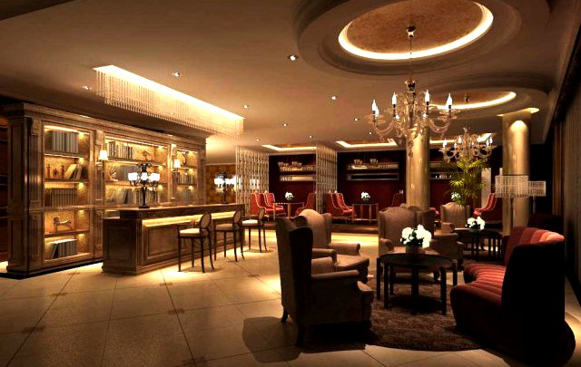 Bar space 034 3D Model
