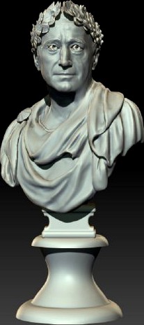 Roman bust 3D Model