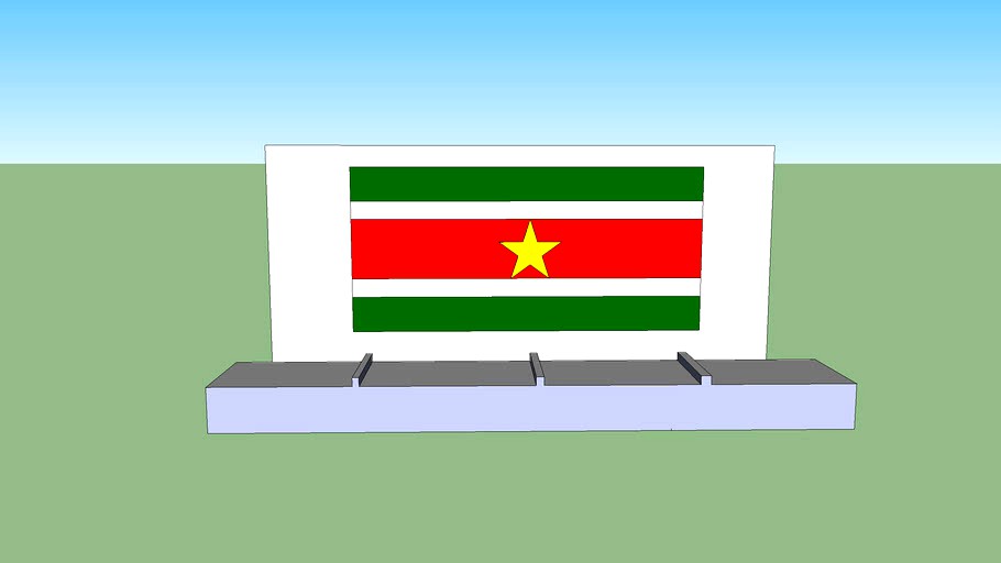 grote stand Suriname