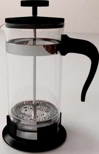 French Press 3D Model
