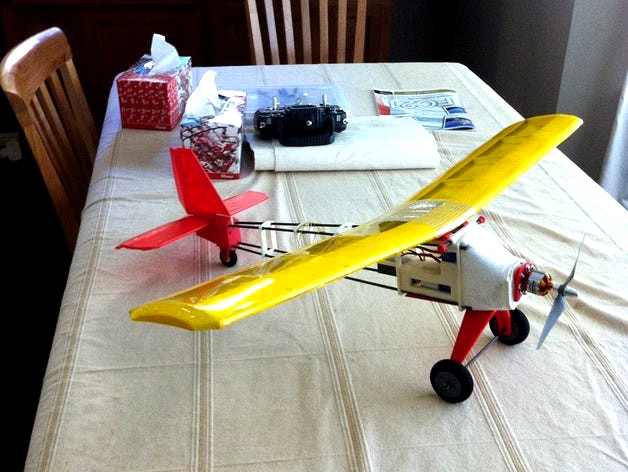 RC plane with brushless motor - ABS plastic and PS Foam hybrib by northshore