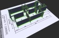House plan 3D Model