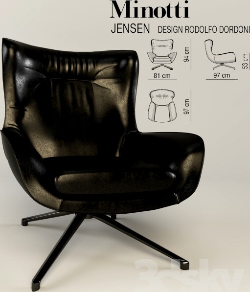 Minotti Jensen Design: Rodolfo Dordoni