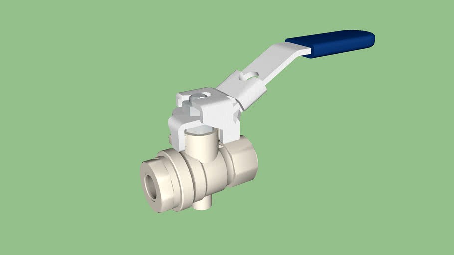 Vanne double femelle G1/8 - 8mm cadenassable