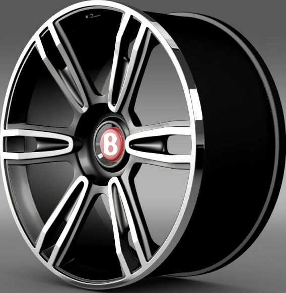 Bentley Continental GT rim 3 3D Model