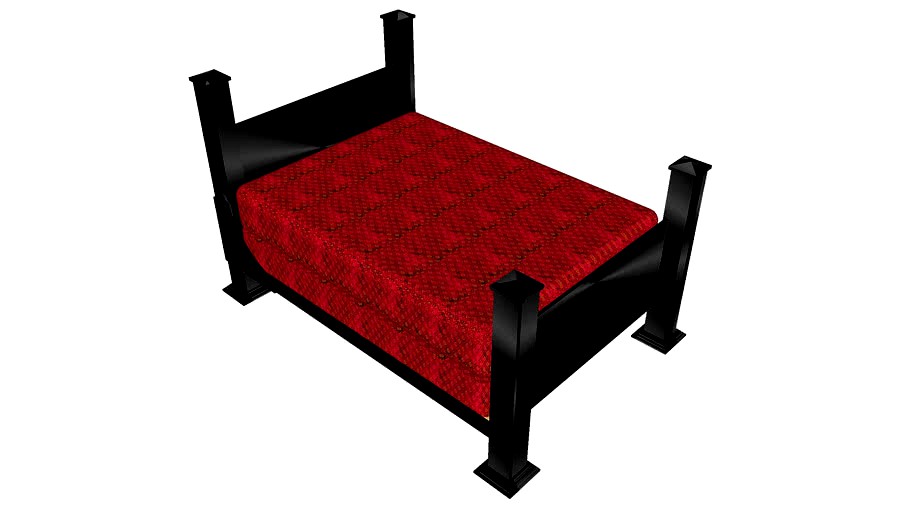 queen size gothic bed