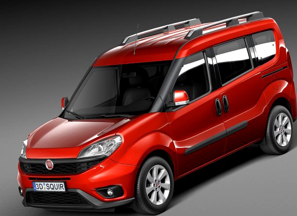 Fiat Doblo Passenger 2015 3D Model