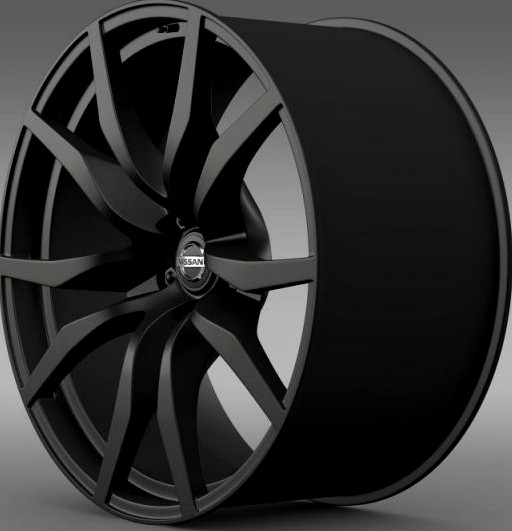 Nissan GTR rim 3D Model