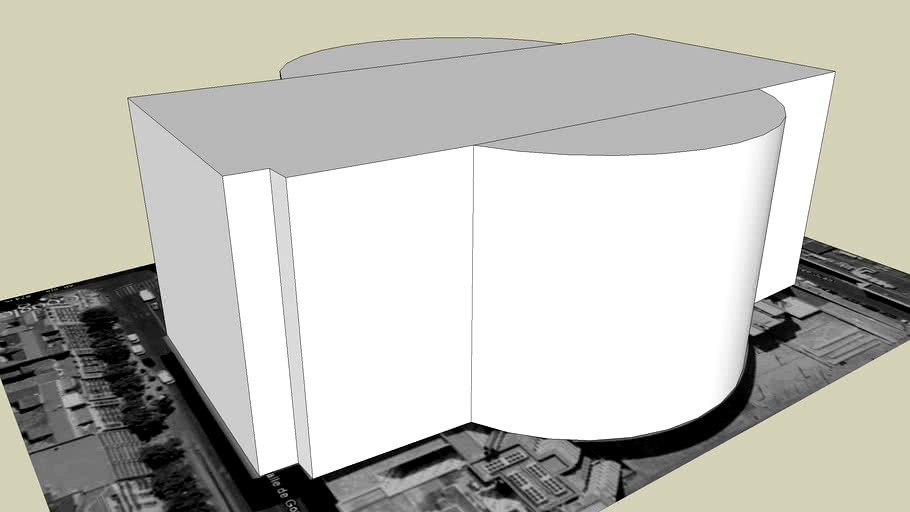 Palace of the sports of the Madrid community. Palacio de los deportes de la comunidad de Madrid