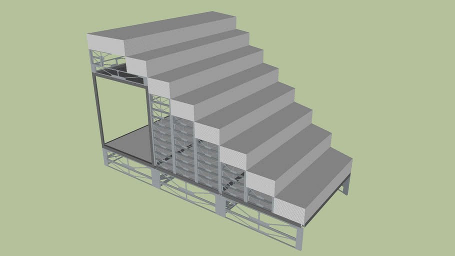 right corner stadium modular seat