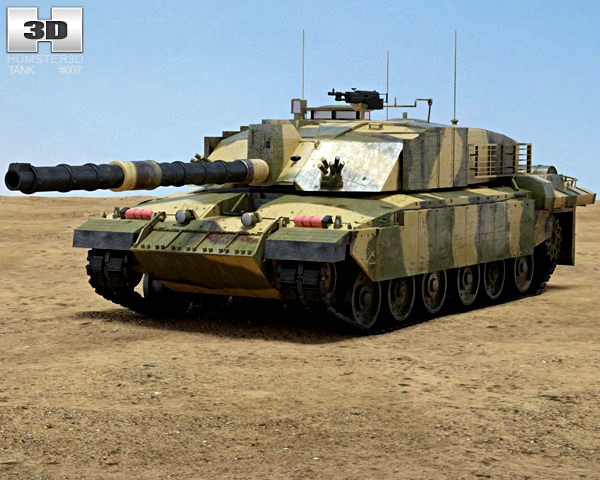 Challenger 2 3D Model