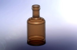 old liqueur bottle