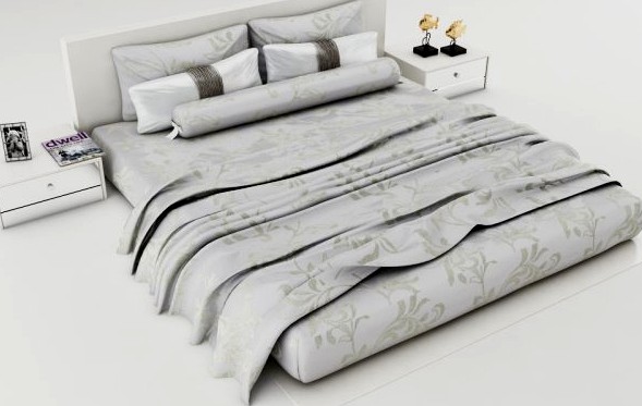 Bedroom set 007 3D Model