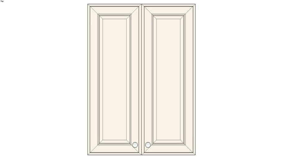 Wall Double Door 42Hx15D