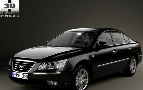 Hyundai Sonata NF 2008 3D Model