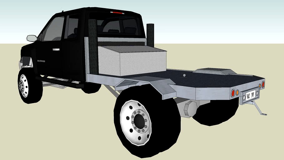 09 Duramax 3500 Dually Silverado Flatbed