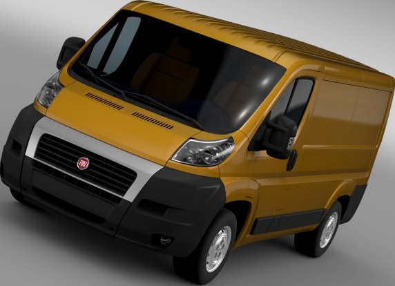 Fiat Ducato Van L1H1 2006-2014 3D Model