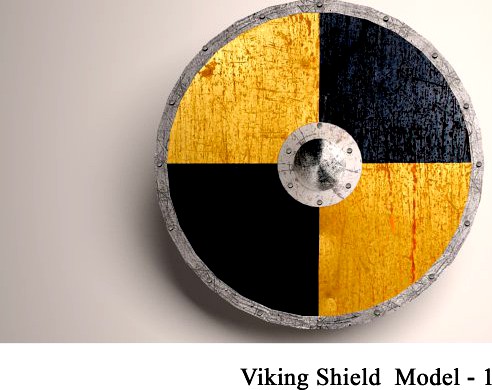 Viking Shield model - 1 3D Model