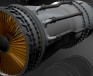 Jet Engine 3D Model