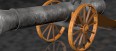 Artillery Gun Model 3D Model