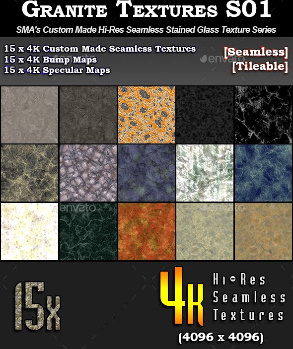 Hi-Res Granite Textures - S01