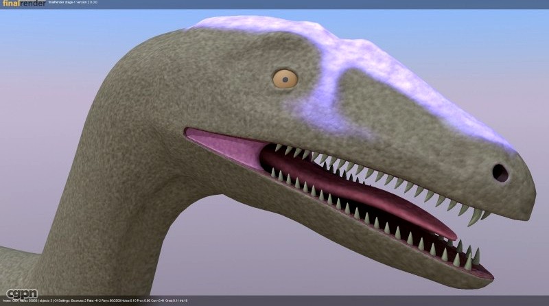 Deinonychus Rig3d model
