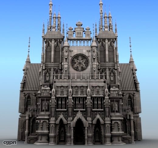 Cathedral3d model