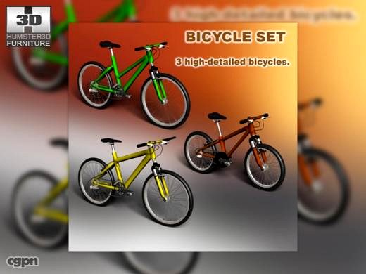 Bicycle set3d model