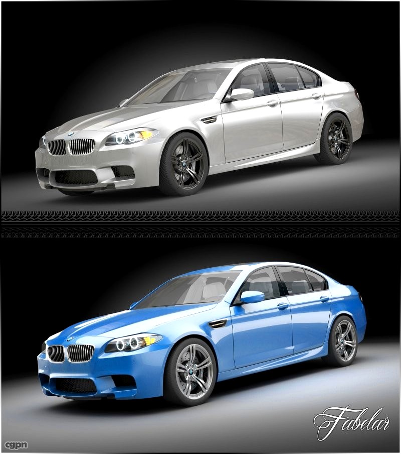 BMW M5 20123d model