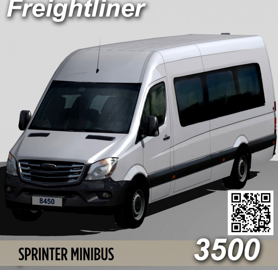 Freightliner Sprinter minibus 35003d model