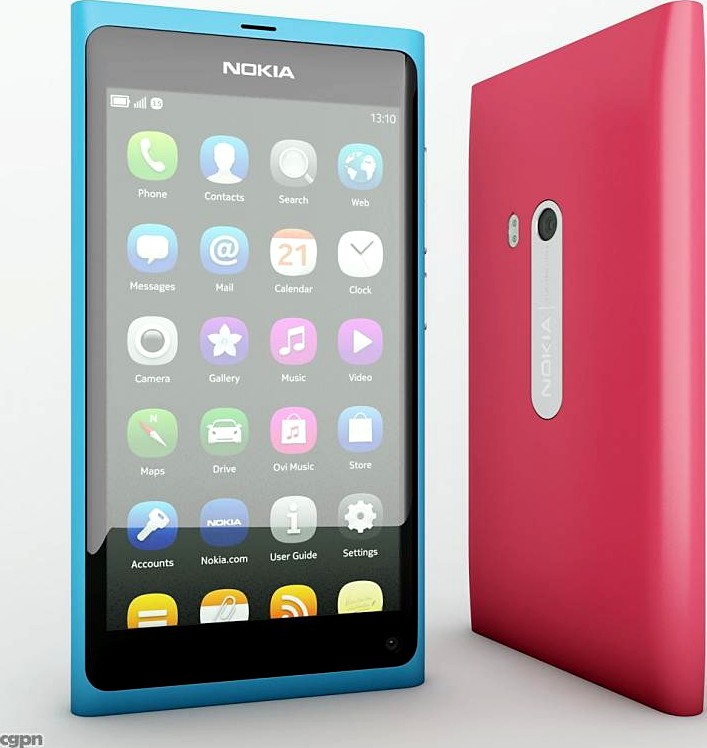 Nokia N9 Smartphone3d model