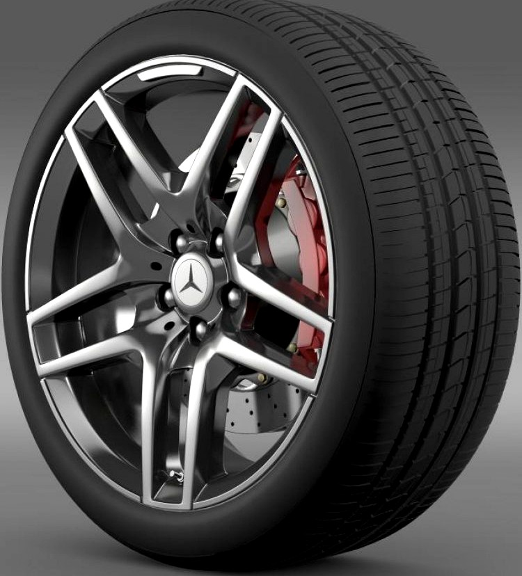 AMG Mercedes Benz S 500 wheel3d model