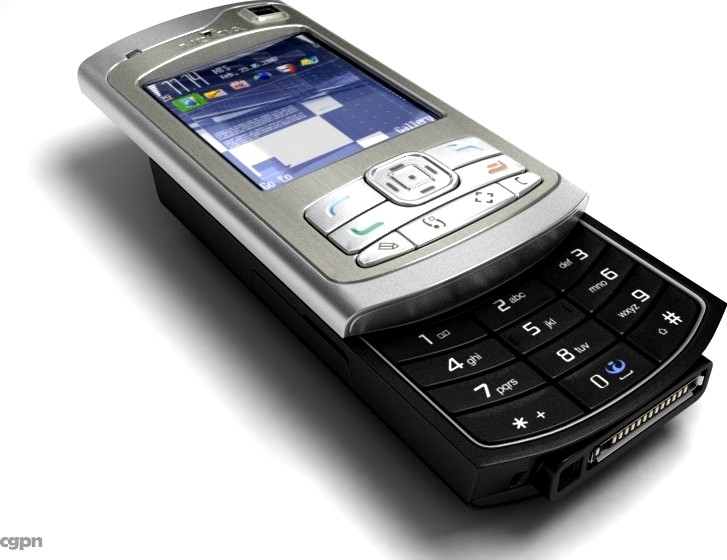 Nokia N80 Mobile Phone (smartphone)3d model