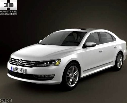 Volkswagen Passat US 20123d model